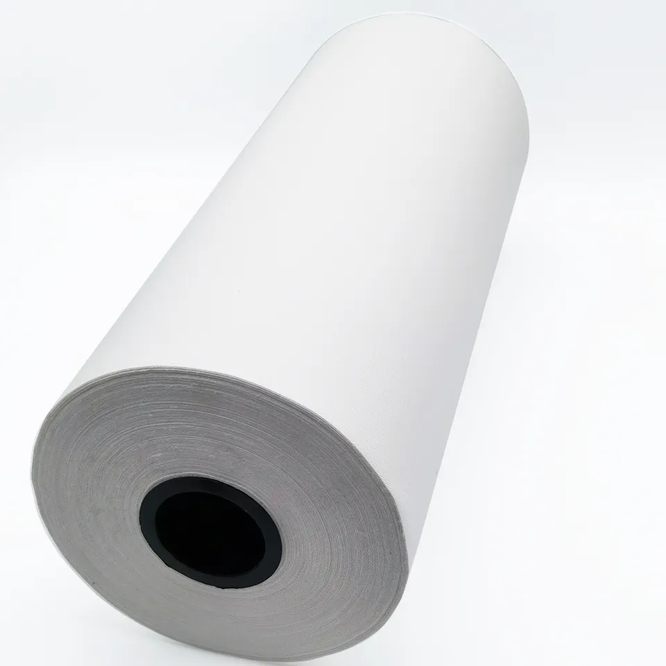 360gsm Cotton Polyester Bleached White ECO-solvent Ink Glossy Canvas Printing Canvas In Stock