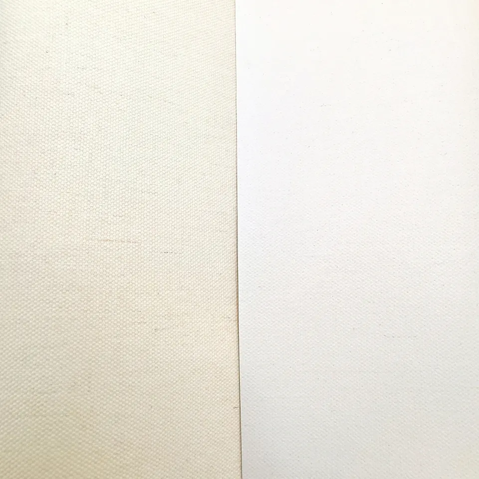wholesale bleached dual diameter single weft cotton stretched hand-painted oil painting canvas roll