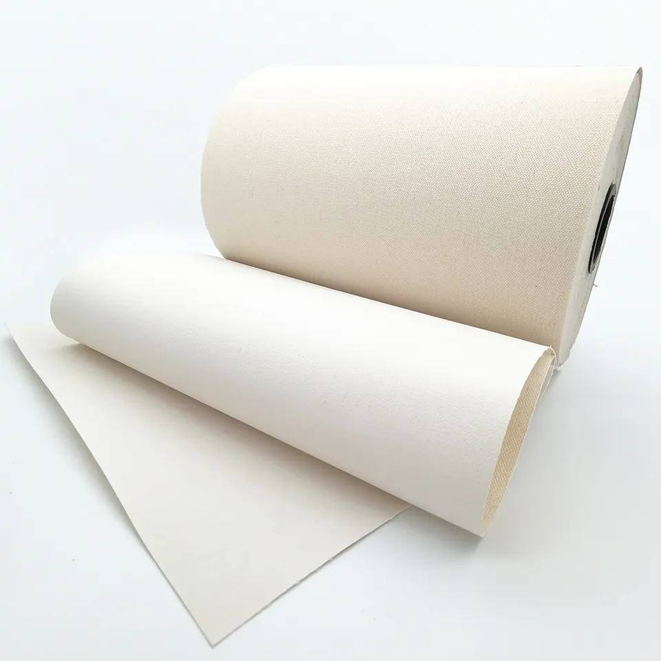 Customized cotton 380gsm raw white water-based Inkjet matte canvas roll for acrylic painting