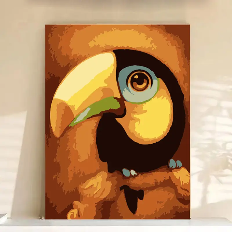 DIY drawing oil painting hand painted cartoon square canvas drawing board