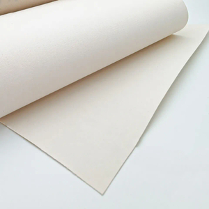 wholesale raw white Pure cotton stretched chand-painted canvas roll for acrylic painting