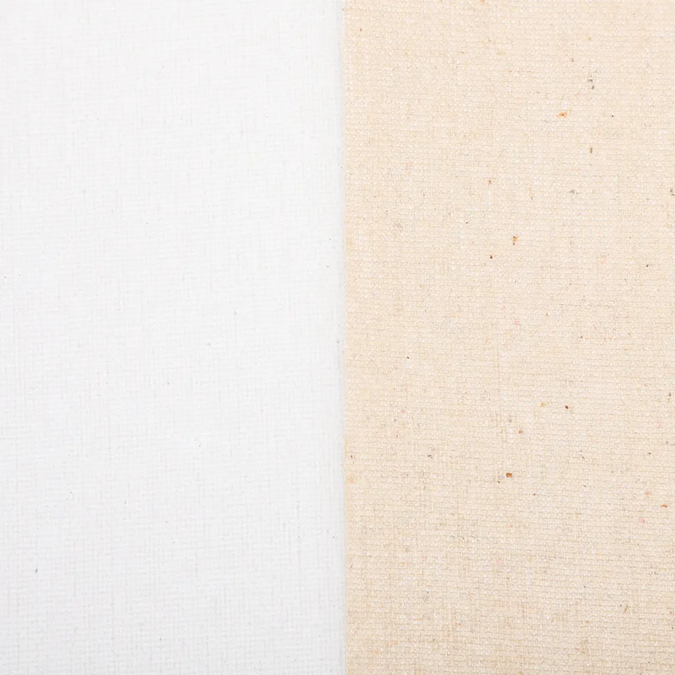 wholesale flax linen 310g stretch hand-painted blank canvas roll for painting