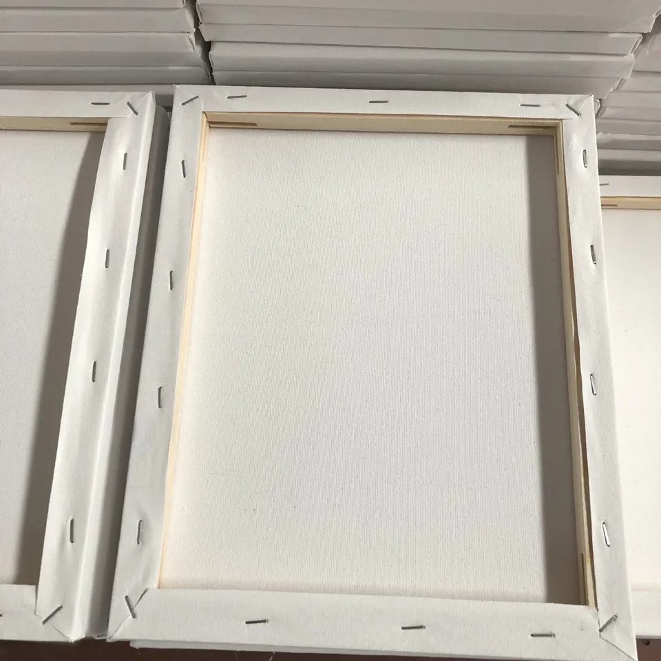 DIY Cotton White Stretched DIY Drawing Painting Canvas Frame For Kids