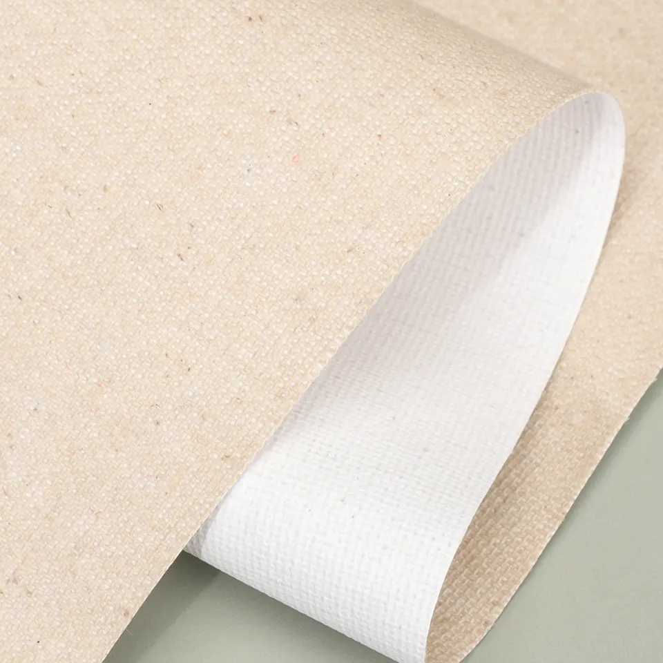 wholesale flax linen 310g stretch hand-painted blank canvas roll for painting