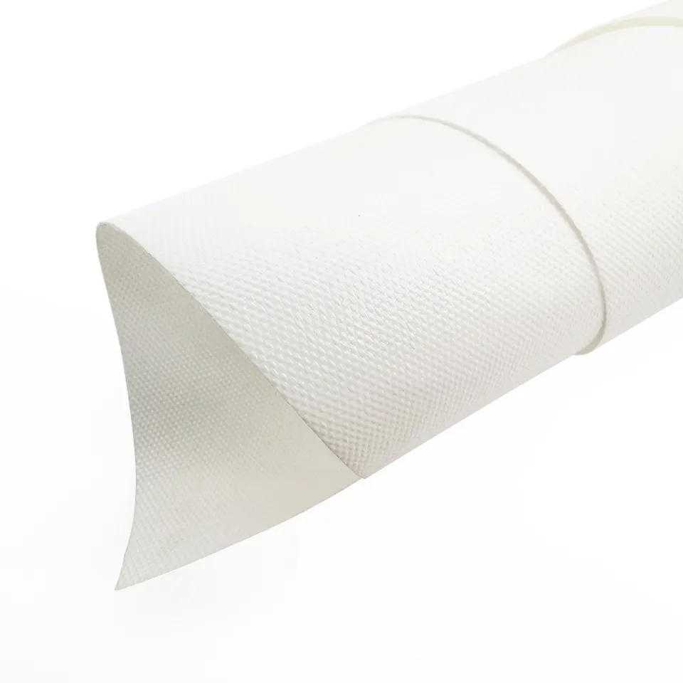 360gsm Cotton Polyester Bleached White ECO-solvent Ink Glossy Canvas Printing Canvas In Stock