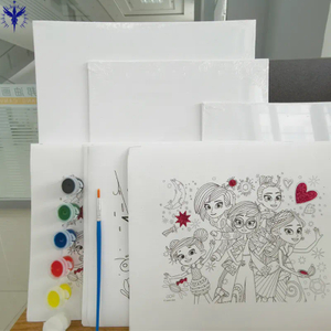 Customized hand painted diy oil paint painting cotton canvas board for painting