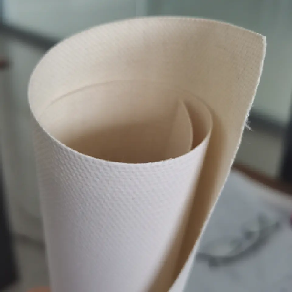 380gsm raw white polyester cotton blank Eco-solvent digital printing canvas roll