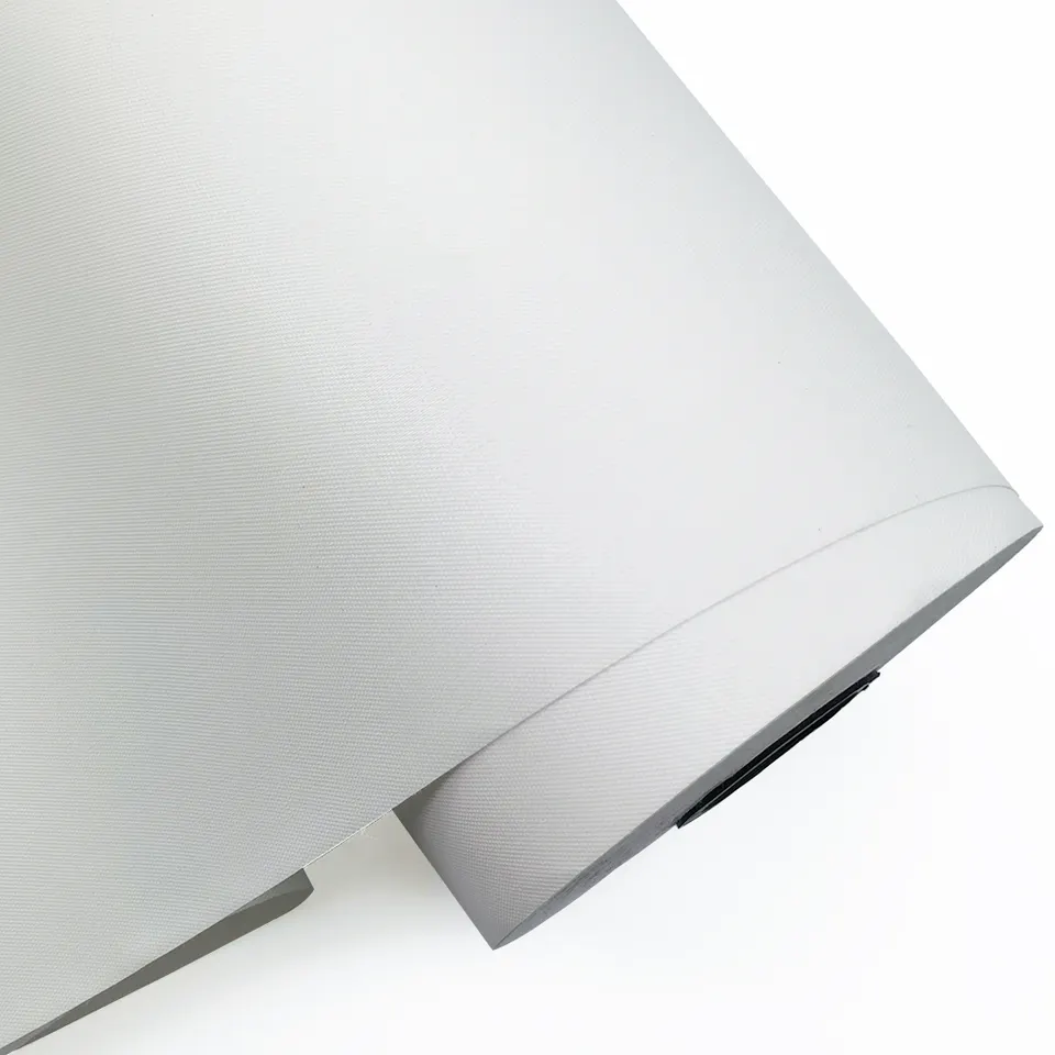 360gsm Cotton Polyester Bleached White ECO-solvent Ink Glossy Canvas Printing Canvas In Stock