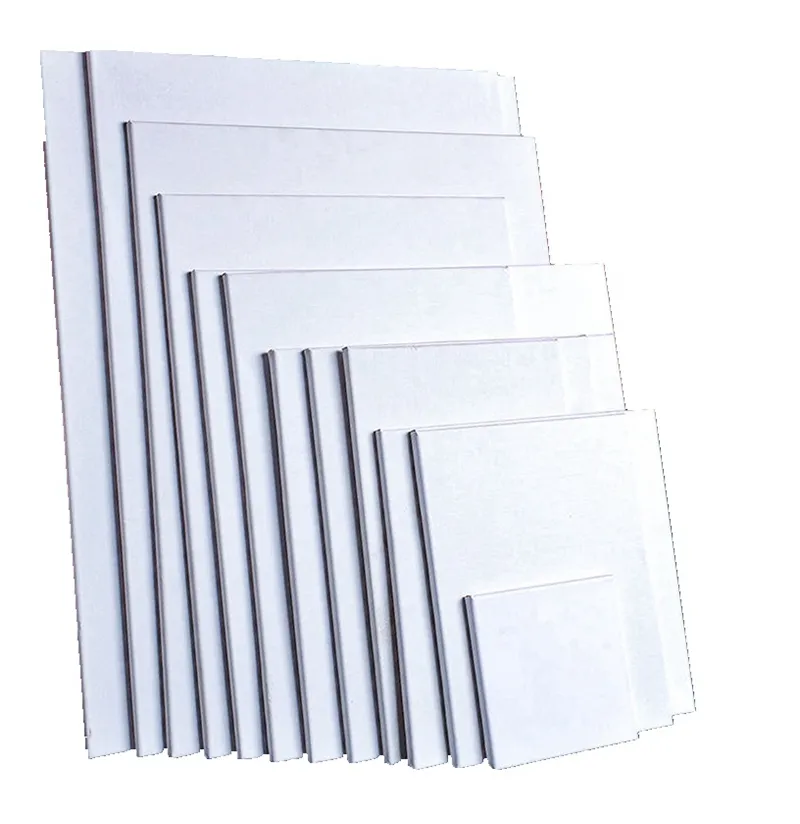 BYB factory supply custom size blank linen chemical fiber canvas with wood frame for painting