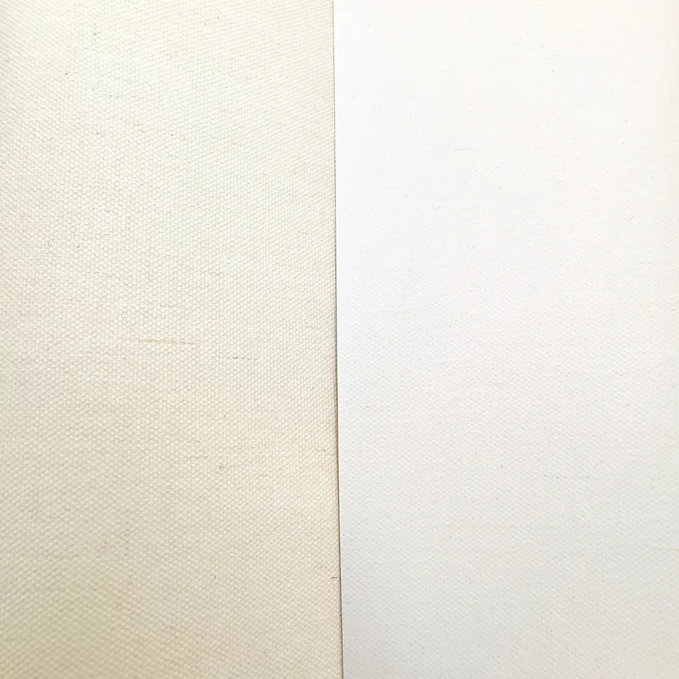 Customized cotton 380gsm raw white water-based Inkjet matte canvas roll for acrylic painting