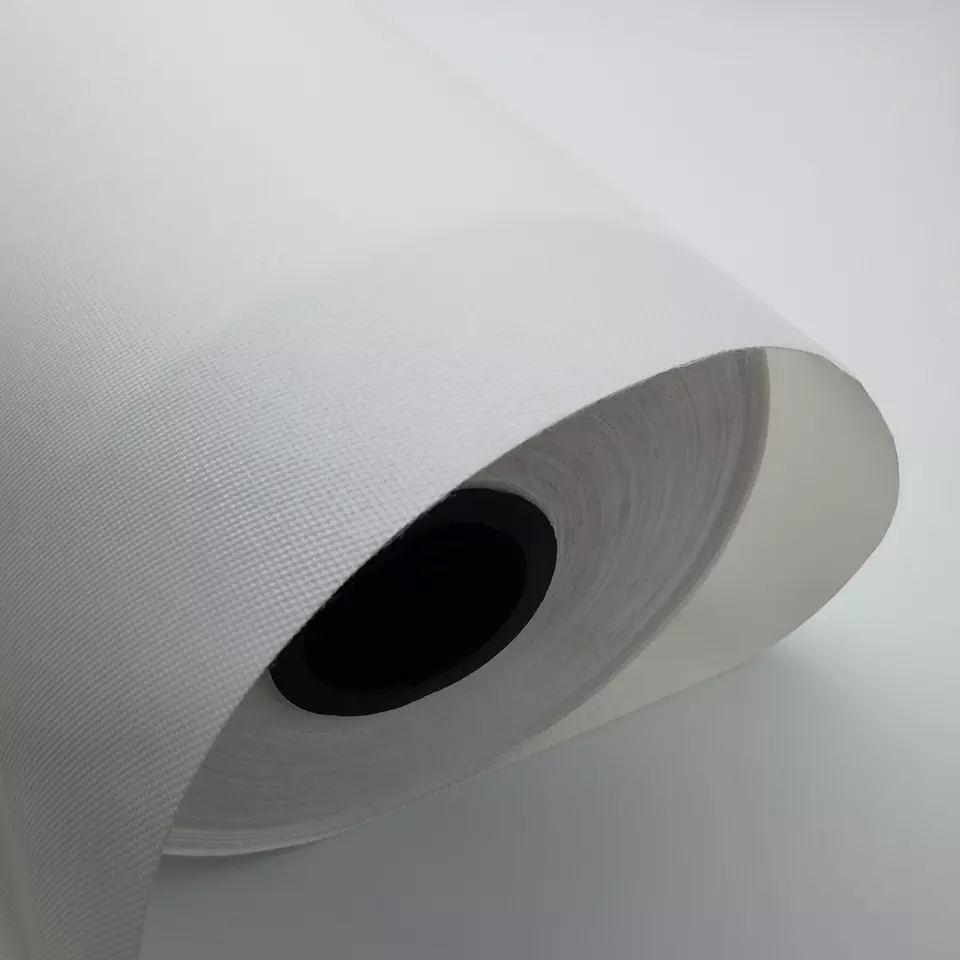 BYB Manufacturer 230-250G GSM Eco-solvent Matte Polyester Blank Canvas Roll for Inkjet Printing6*3