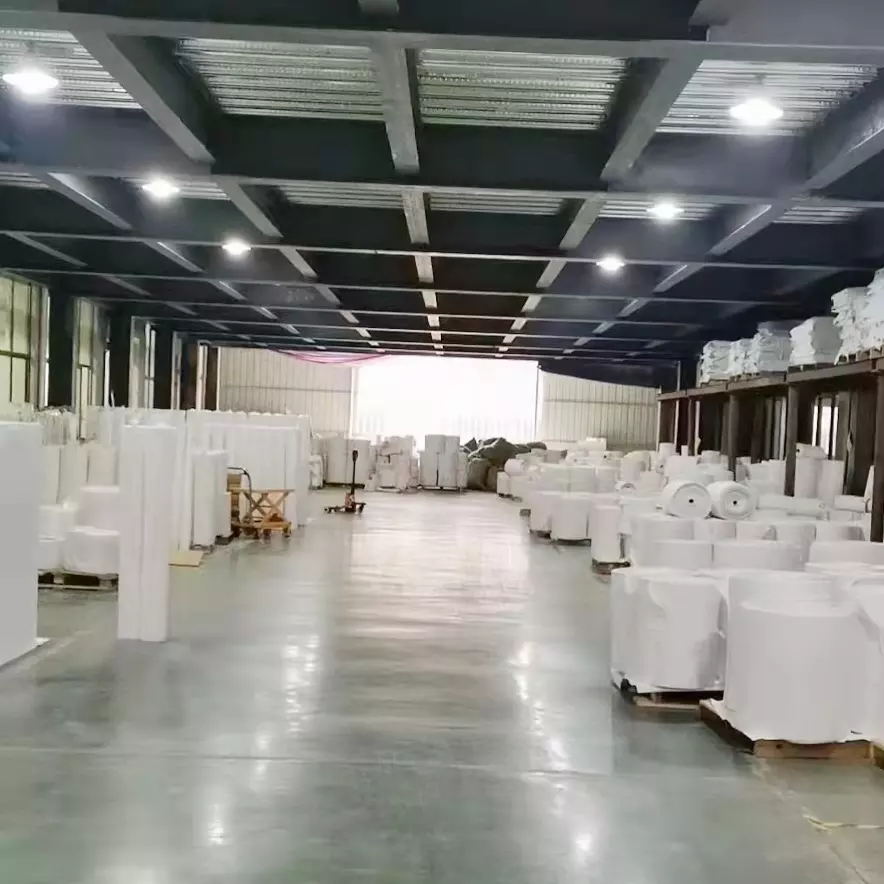 BYB 340g-380g large printing roll poly-cotton Eco-solvent digital printing canvas blank polyester wide format inkjet canvas roll
